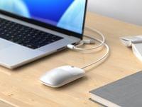 Satechi Slim LX Wired Mouse - Silver - 5