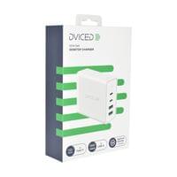 Dviced Desktop charger 100W GaN 2 USB-C 2 USB-A EU - White - 2