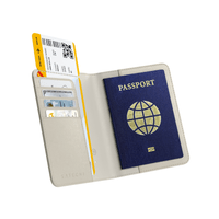 Satechi Vegan-Leather FindAll Passport Cover - Sand - 3