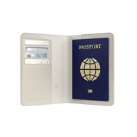 Satechi Vegan-Leather FindAll Passport Cover - Sand - 5