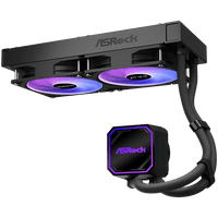 Asrock Pro 240 ARGB, AiO liquid cooler, 240 mm radiator,... - 3