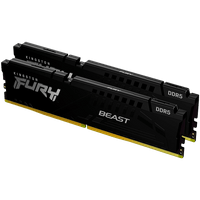 Kingston 64GB 5600MT/s DDR5 CL36 DIMM (Kit of 2) FURY Beast Black - 1