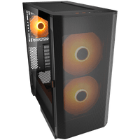 COUGAR AIRFACE FLO RGB PC Case, Mid Tower, Black - 2