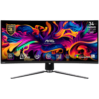 MSI MAG 341CQP QD-OLED Curved Gaming Monitor, 34&amp;quot; 175Hz,... - 1