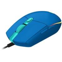 LOGITECH G203 LIGHTSYNC Corded Gaming Mouse - BLUE - USB - 2