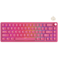 ROYAL KLUDGE R65 Berry Red Gaming Keyboard Cream Switch - 1 ROYAL KLUDGE R65 Berry Red Gaming Keyboard Cream Switch - 1