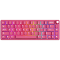 ROYAL KLUDGE R65 Berry Red Gaming Keyboard Cream Switch - 2 ROYAL KLUDGE R65 Berry Red Gaming Keyboard Cream Switch - 2
