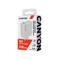 CANYON charger OnCharge 120 GAN Total 120W MAX 3 USB-C +1... - 6 CANYON charger OnCharge 120 GAN Total 120W MAX 3 USB-C +1... - 6