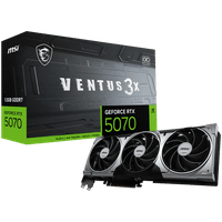 MSI Video Card Nvidia GeForce RTX 5070 12G VENTUS 3X OC - 1