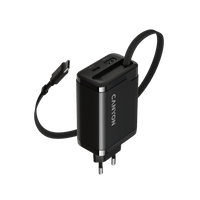 CANYON charger OnCharge 65RC Build-In Cable USB-C 65W... - 1