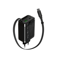 CANYON charger OnCharge 65RC Build-In Cable USB-C 65W... - 2