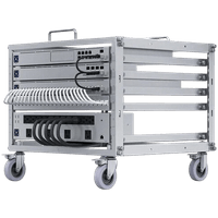 UniFi open frame 6U mobile rack, tool less - 1