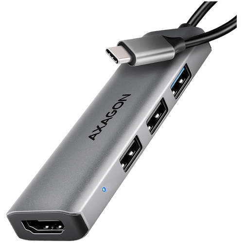 AXAGON HMC-H3A 3x USB-A (2x USB2.0, 1x USB3.0) + HDMI 4K... - 1