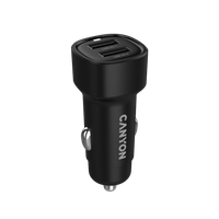 CANYON car charger OnDrive 24 24W 2xUSB-A Black - 2 CANYON car charger OnDrive 24 24W 2xUSB-A Black - 2
