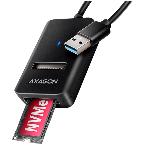 AXAGON ADM2-AM USB-A 3.2 Gen2 - 1x NVMe/SATA SDD Adapter - 1