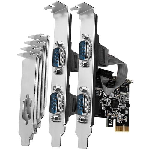 PCI-Express card with four serial ports 250 kbps. ASIX... - 1