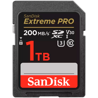 SANDISK Extreme PRO 1TB SDXC Memory Card + 2 years... - 1