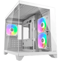 COUGAR FV150 Mini RGB PC Case, Mid tower, White - 1
