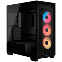 CORSAIR 3500X RSR ARGB Tempered Glass Mid-Tower, Black - 1