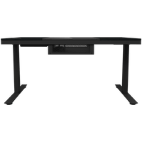 Dual-motor sit/stand adjustable-height gaming desk with... - 4