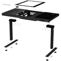 Dual-motor sit/stand adjustable-height gaming desk with... - 6