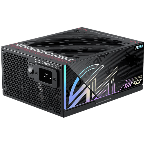MSI MPG Ai1600TS PCIE5 Power Supply 1600W, 80 PLUS... - 2