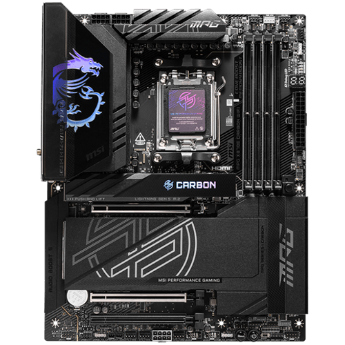 MSI MPG X870E CARBON WIFI, ATX, Socket AM5, 4x DDR5 Dual... - 2