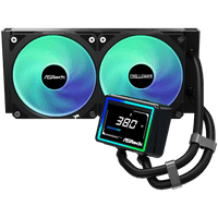 Asrock Challenger 240 Digital, AiO liquid cooler, ARGB,... - 2