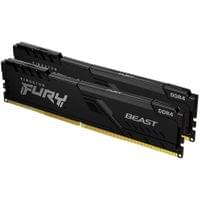 Kingston DRAM 32GB 3200MT/s DDR4 CL16 DIMM (Kit of 2) 1Gx8 FURY Beast Black - 1
