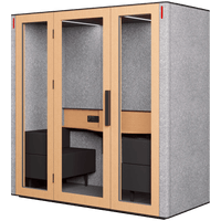 WorkBooth Two with Media hub integration spot, Blind back... - 0 WorkBooth Two with Media hub integration spot, Blind back... - 0