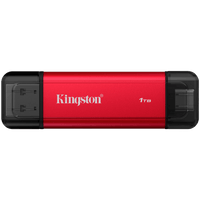 Kingston 1TB Dual USB-A/C Portable SSD, Up to 1050MB/s USB 3.2 Gen 2 - 1