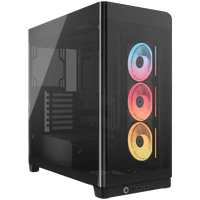 CORSAIR FRAME 4500X LX-R RGB Tempered Glass Mid-Tower, Black - 1