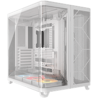 CORSAIR AIR 5400 RS-R ARGB Tempered Glass Mid-Tower, White - 1
