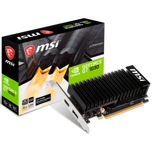 MSI Video Card NVidia GeForce GT 1030 LP OC GDDR4... - 1