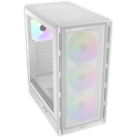 COUGAR AIRFACE PURE RGB PC Case, Mid Tower, White - 2