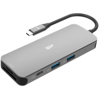 Silicon Power SR30 8-in-1 Docking Station USB C Hub with 4K@60Hz HDMI...