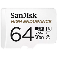 SANDISK High Endurance microSDXC 64GB + SD... - 1 SANDISK High Endurance microSDXC 64GB + SD... - 1