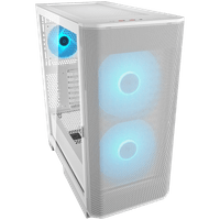 COUGAR AIRFACE FLO RGB PC Case, Mid Tower, White - 2