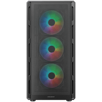 COUGAR AIRFACE PURE RGB PC Case, Mid Tower, Black - 2