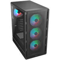 COUGAR AIRFACE PURE RGB PC Case, Mid Tower, Black - 2