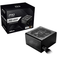 Asrock PRO-650B, 650W, 80 Plus BRONZE, Non Modular PSU,... - 1