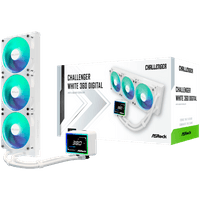 Asrock Challenger White 360 Digital, AiO liquid cooler,... - 1