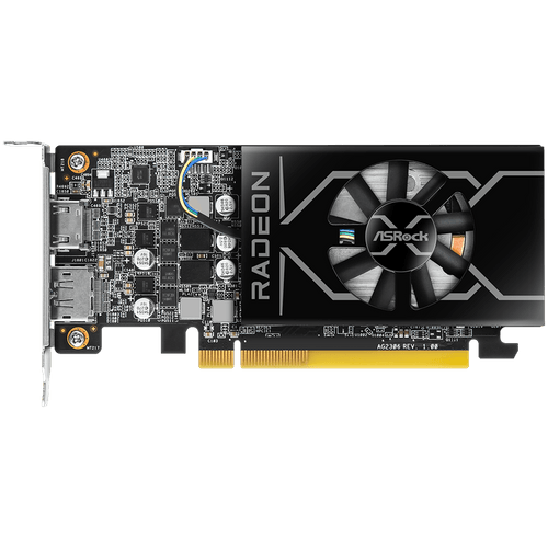 ASROCK Video Card AMD Radeon RX 6400 Low Profile 4GB - 2