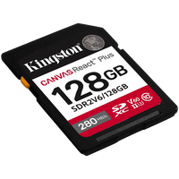 Kingston 128GB SDXC Canvas React Plus SDXC UHS-II... - 2 Kingston 128GB SDXC Canvas React Plus SDXC UHS-II... - 2