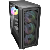 COUGAR MX600 Mini V2 RGB PC Case, Mini Tower, Black - 3