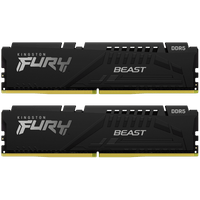 Kingston 64GB 6400MT/s DDR5 CL32 DIMM (Kit of 2) FURY Beast Black EXPO - 1