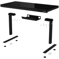 Dual-motor sit/stand adjustable-height gaming desk with... - 8