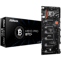ASROCK Main Board Desktop H510 PRO BTC+ (s1200 - 1