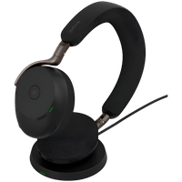 JABRA Evolve3 75, MS, Link390a, Black, WLC Chrg - 2 JABRA Evolve3 75, MS, Link390a, Black, WLC Chrg - 2