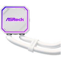 Asrock Pro White 360 ARGB, AiO liquid cooler, 360 mm... - 3